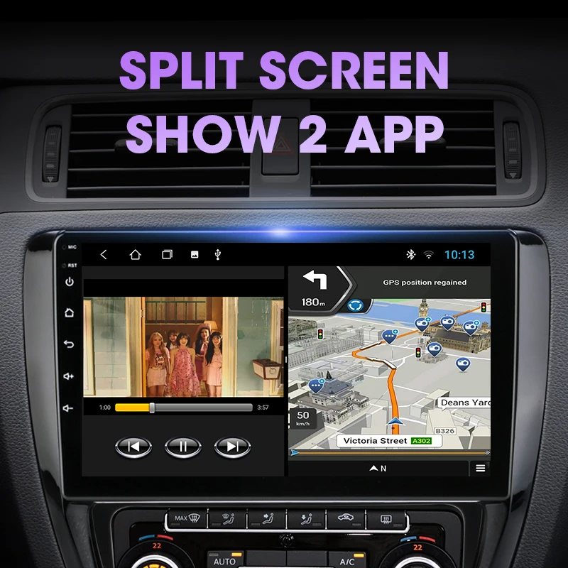JMCQ Android 9 0 для Volkswagen VW Sagitar Jetta Bora 2011-2018 Автомагнитола Мультимедиа Видео 2 din RDS GPS