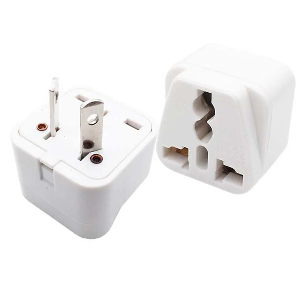 Универсальный переходник для путешествий многофункциональный из черной и белой