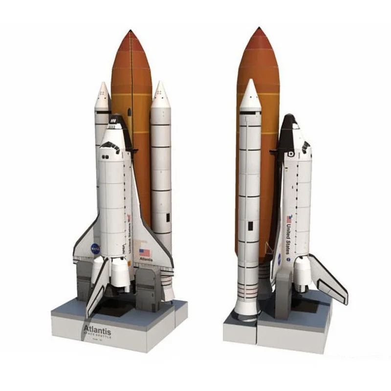 

1:150 Space Atlantis Shuttle Aviation Rocket Rocket DIY 3D Paper Card Model Building Sets Kids Educational Construction Toys