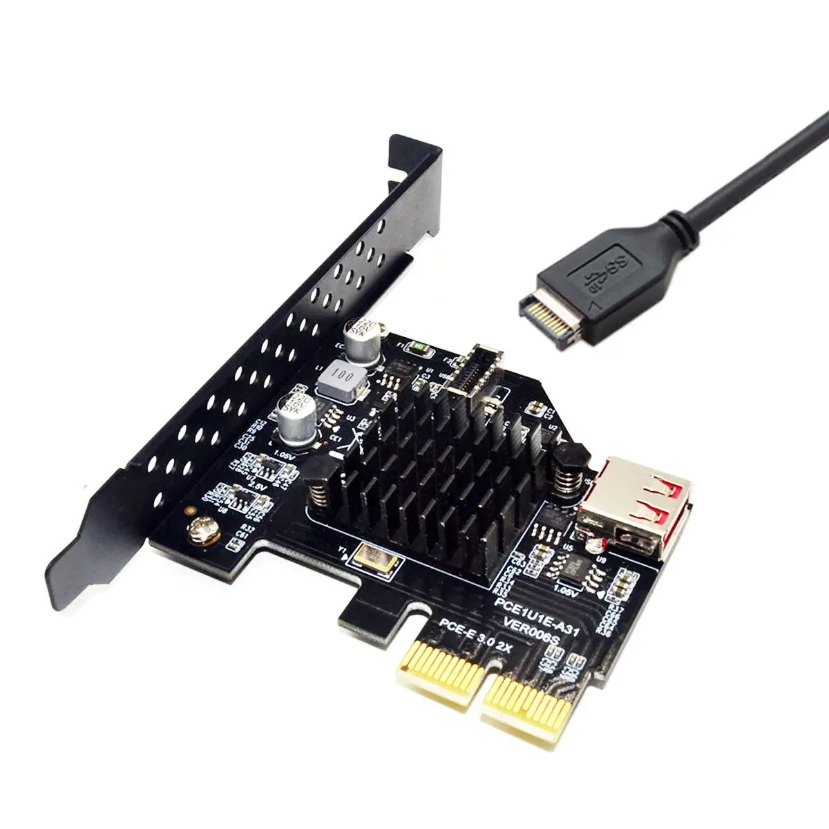 Zihan USB 3 1 2 0 Pcie Pci Express адаптер карты расширения e Разъем передней панели для