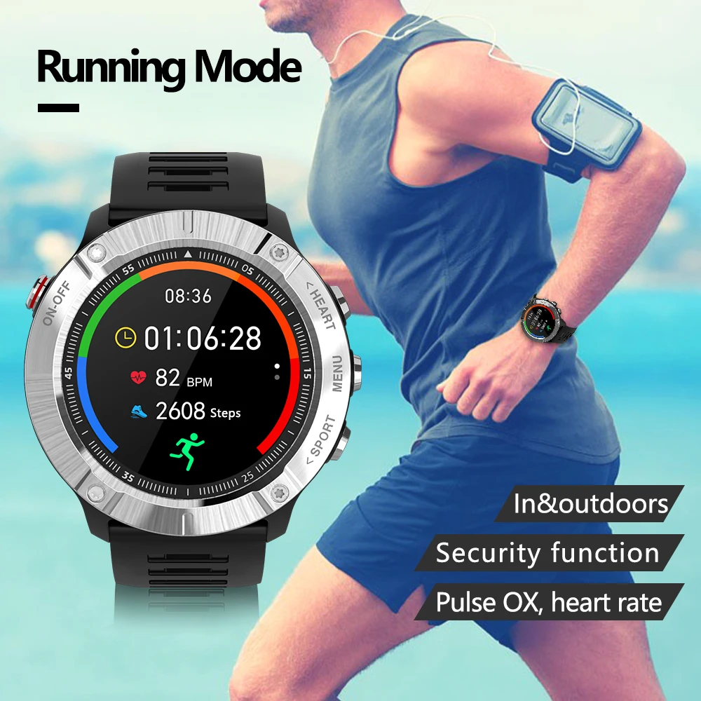 

Message Reminder Smartwatch Fitness Heart Rate Blood Pressure Tracker Full Touch Screen Bluetooth Smart Watch Lokmat Zeus