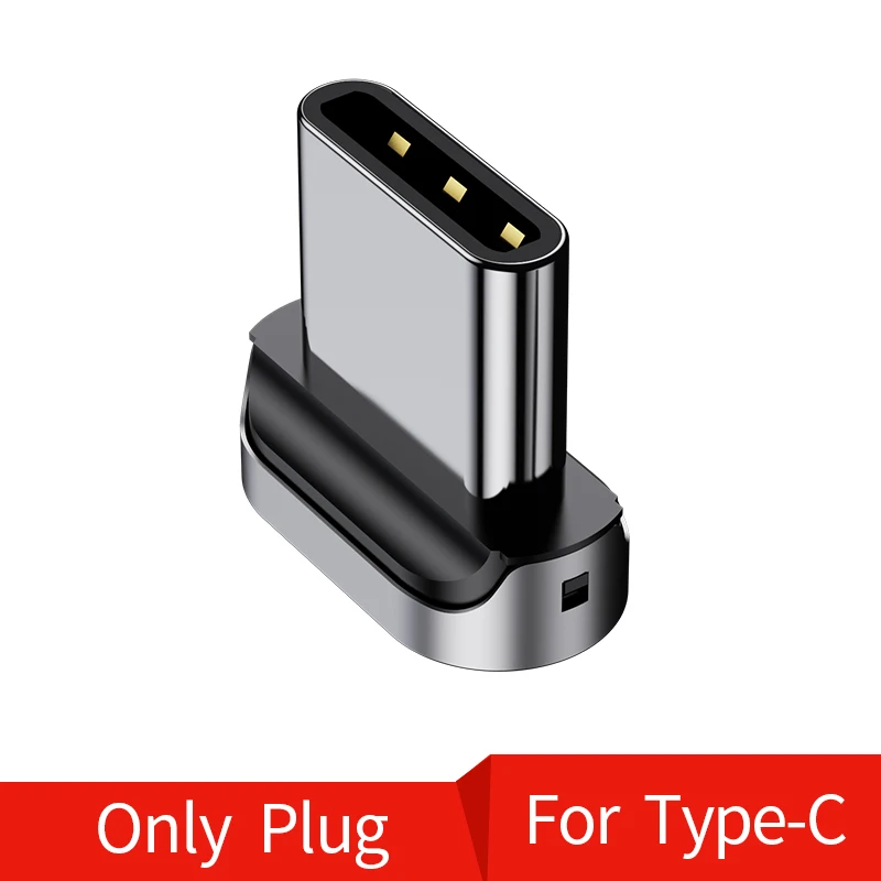 Type C plug Магнитный Micro USB кабель Олаф 2 м для iPhone samsung, кабель для быстрой зарядки и передачи данных, Магнитный зарядный кабель usb type C 3A, кабель для мобильного телефона - Цвет: Type C plug