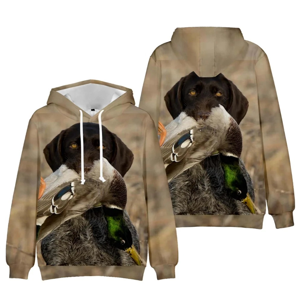 

3D Animal Hoodies Men Women Sweatshirts Unisex Hunting Streetwear Casual Kids Panda Tops Boys Girls Printing Dog Pullovers
