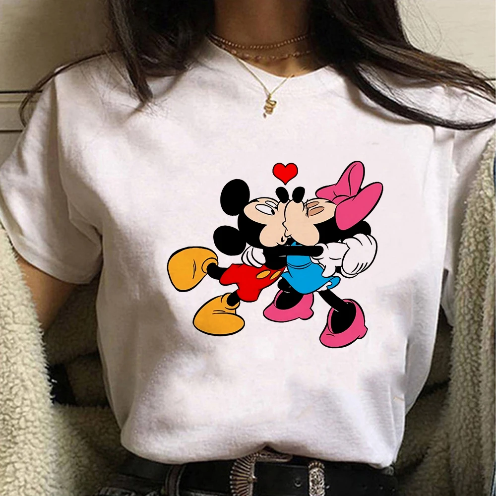 

Disney Minnie Mouse T-Shirts Women Short Sleeve Couple T Shirt Top Autumn Brand Simplicity Casual Ropa Tumblr Mujer Spain Urban