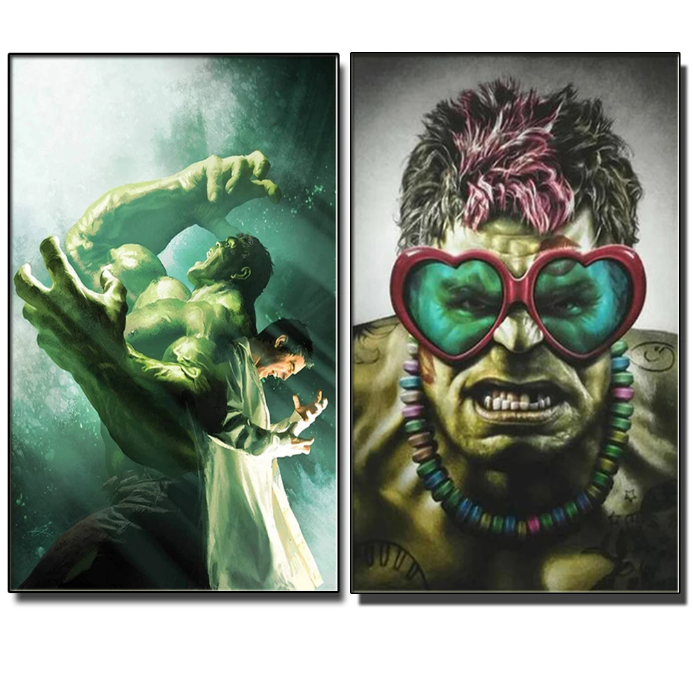 

5D DIY Diamond Painting Disney Marvel Hero Hulk Brand New Inlaid Rhinestone Cross Stitch Kit Brand Home Decoration Painting