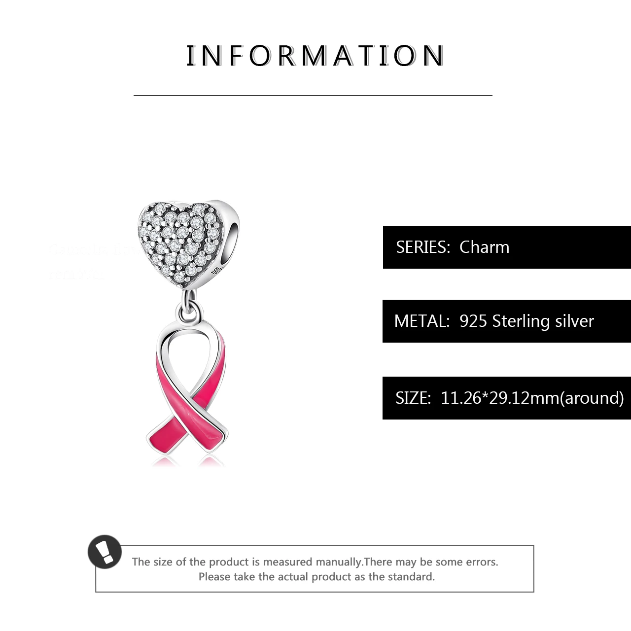 Очаровательные прозрачные хрустальные бусины из фианита оригинал Стерлинговое