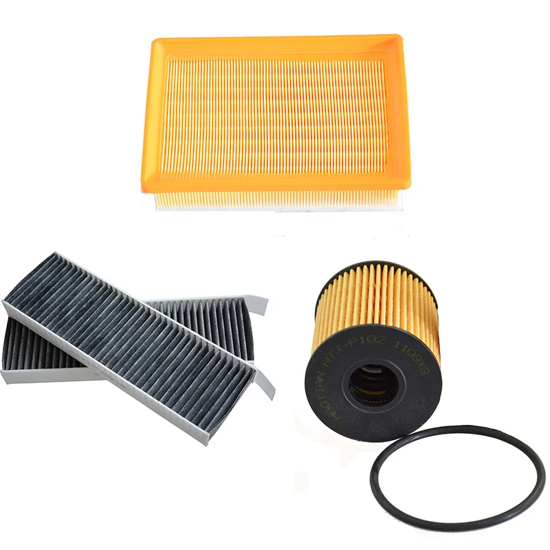 

Car Engine Air Filter Cabin Filter Oil Filter For Peugeot 3008 2.0L 2012 2013 2014 2015 9803867580 8103410SL010 1109X3