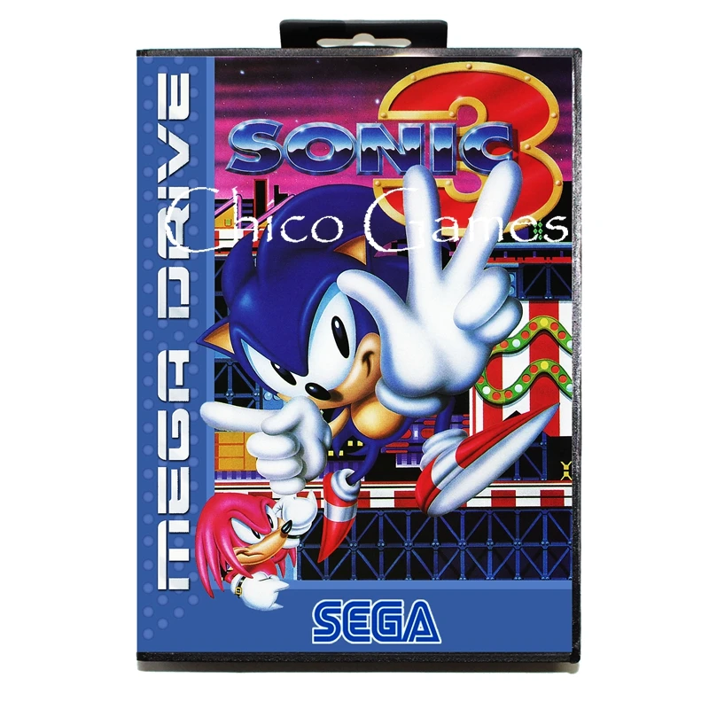 Sega MD игровая карта Sonic 3 для MegaDrive консоль 16 бит карта|Картриджи| |