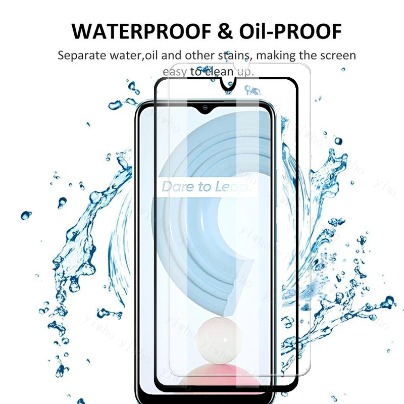 

Protective Glass for Realme C21 C25 C20 C17 C15 C12 C11 C3 Tempered Screen Protector for Realme GT Neo C21y Flash Camera Film