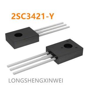 10PCS New Original (5PCS*2SA1358-Y +5PCS* 2SC3421-Y ) C3421-Y A1358-Y Audio Amplifier Tube Directly Inserted TO-126
