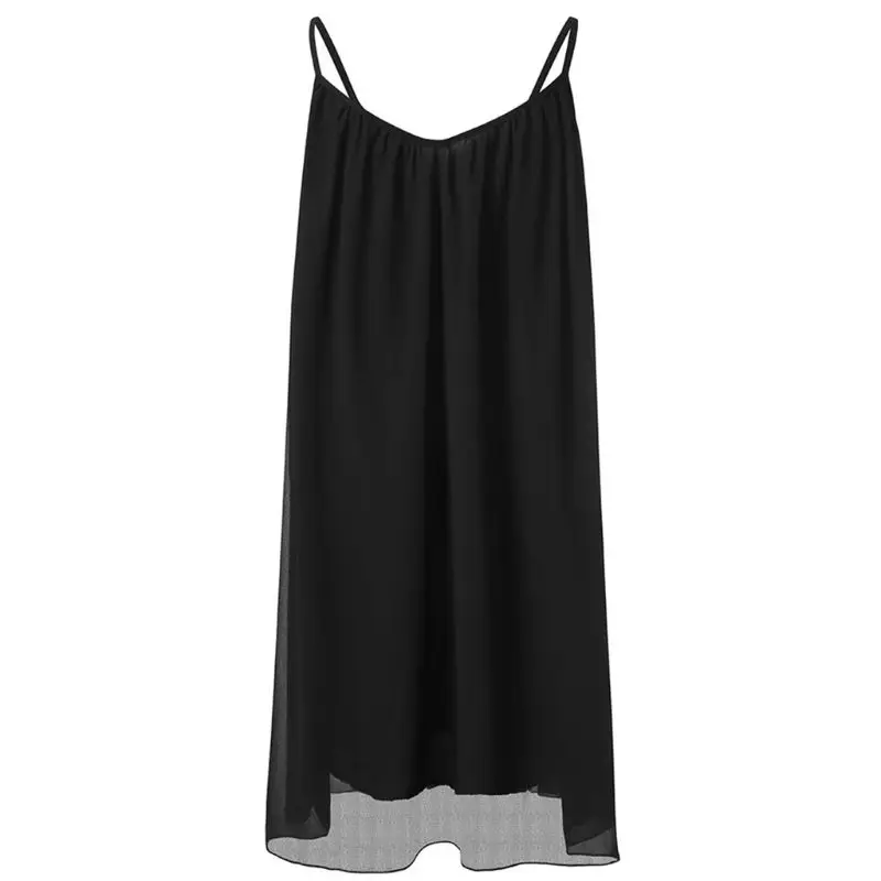 Женские ботинки размера плюс шифоновое платье на бретелях жилет Мини