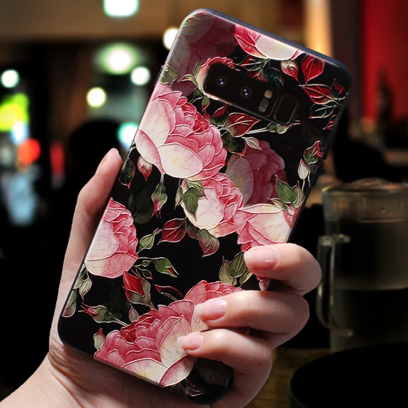 Чехол для телефона с цветочным дизайном OPPO A9 2020 мягкий силиконовый 3D чехол AX7 A5S AX5S