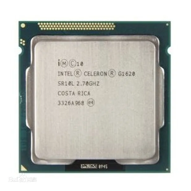 Процессор Intel Celeron G1620 для ПК двухъядерный процессор 2 Мб кэш памяти 55 Вт 8 ГГц LGA 1155