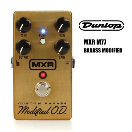 Dunlop MXR M77 Модифицированная педаль для гитары Badass Overdrive