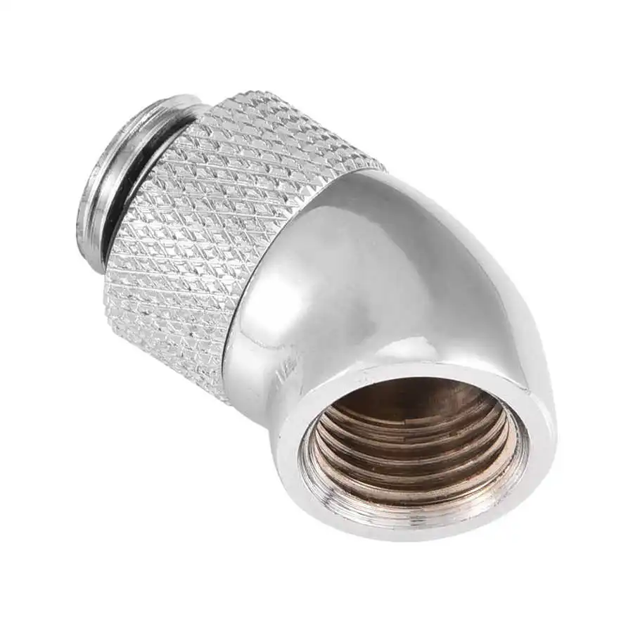 Изогнутые на 45 градусов Поворотный переходник воды арматура для систем