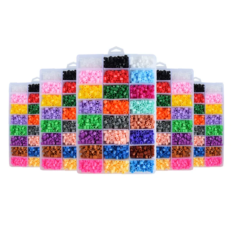 4300pcs/set Hama Beads 5mm DIY Pegboard Plastic Clip Tweezer fuse beads Board Colored Picture as gift toy for Children
