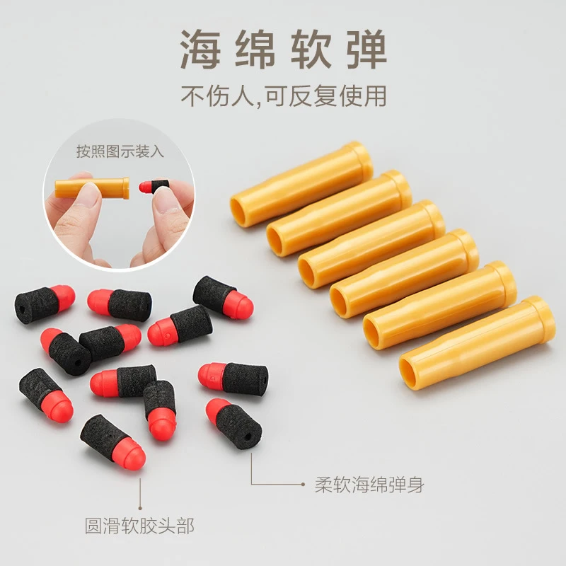 

ZP5 Revolver Pistol Launcher Safe Soft Bullet Toy Gun Weapon Model Airsoft Pneumatic Shotgun Gun Pistola For Kids Boys Adults