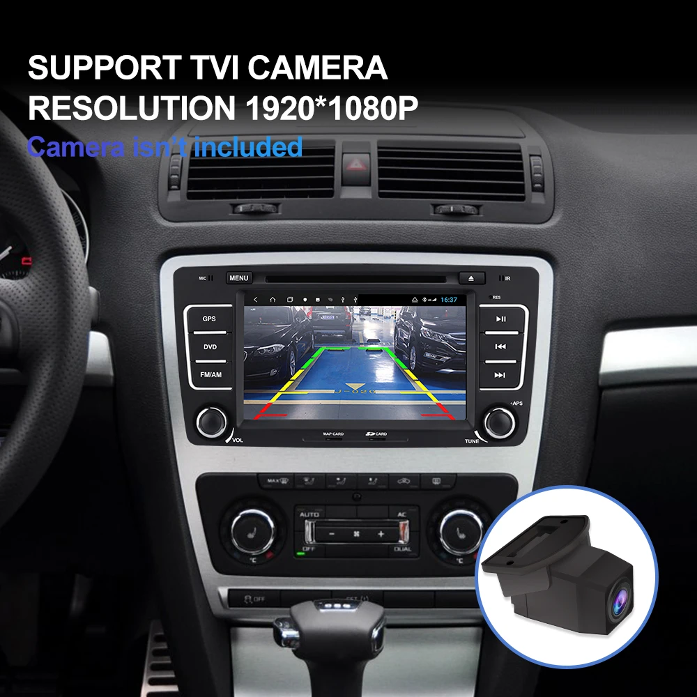 Автомобильный радиоприемник Isudar H53 4G Android 2 Din для SKODA/Octavia/Yeti 2009 2012 мультимедийный