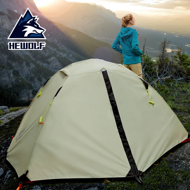 

Двухслойная профессиональная палатка для активного отдыха, алюминиевая палатка для кемпинга, Всесезонная непромокаемая палатка для велос...