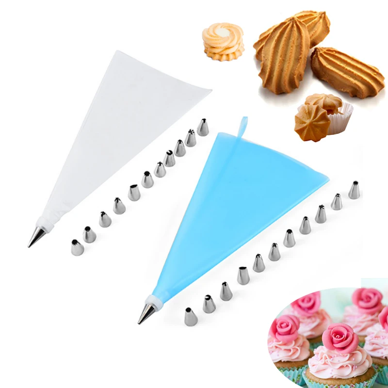 8 /10/18 шт. силиконовых кейсов Кухня аксессуары Обледенение Трубопроводы Крем