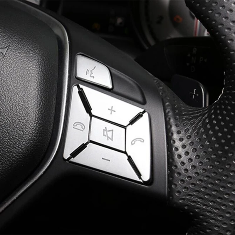 Кнопка переключения руля накладка наклейка для Mercedes Benz A B C E Ml Gl Cla Gla Glk Sl Slk Class W176