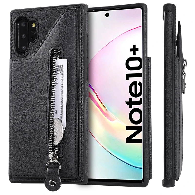 Кожаный чехол для samsung Galaxy Note 10 Plus S8 S9 S10 8 9 из искусственной кожи A50/A30s