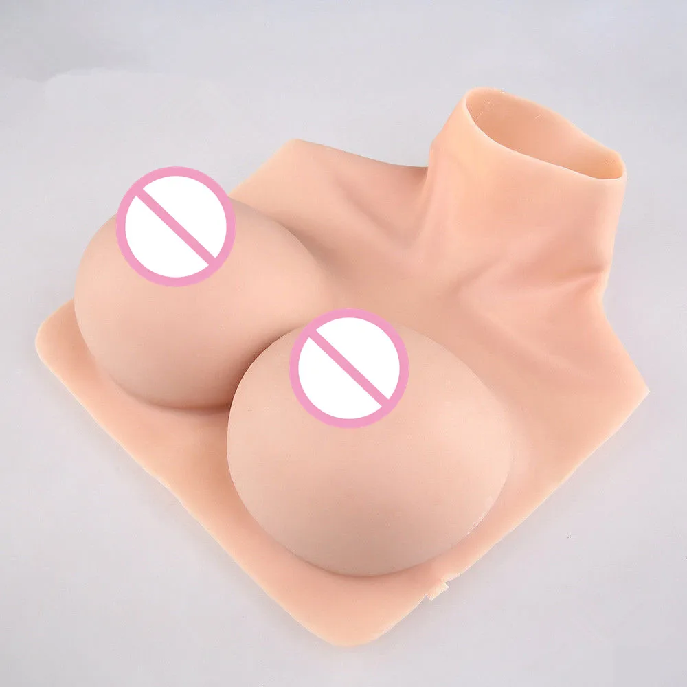 Silicone Breast Forms D Cup TG Crossdresser Realistic Soft False Boobs Shemale Transgender Queen Transvestite Mastectomy Bra