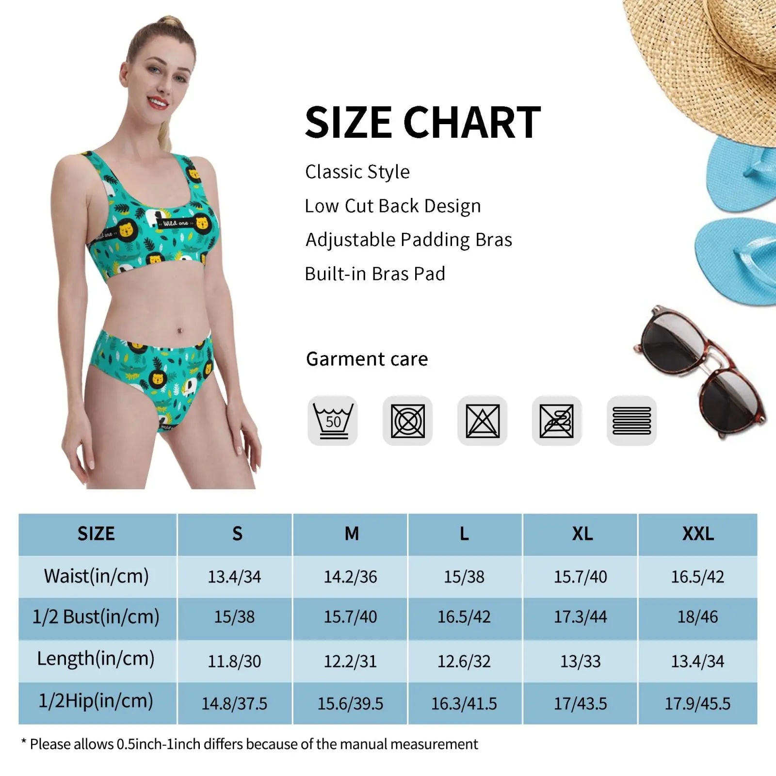 

Wild World Swimsuit one piece Bikini Padded Wild Wild Animals Wildness Lovely Animals Cute Case Cartoon Phone Portrait