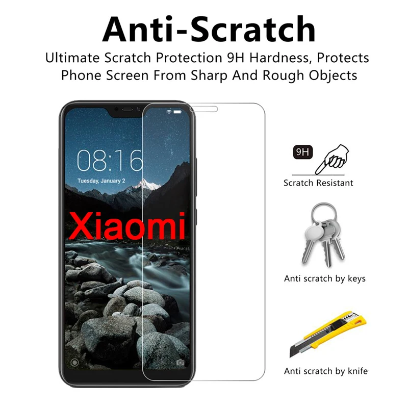 Защитное стекло для Xiaomi Mi A2 Lite Mi4 Mi4S защитная пленка экрана Xiomi A1 закаленное Mi5s Plus
