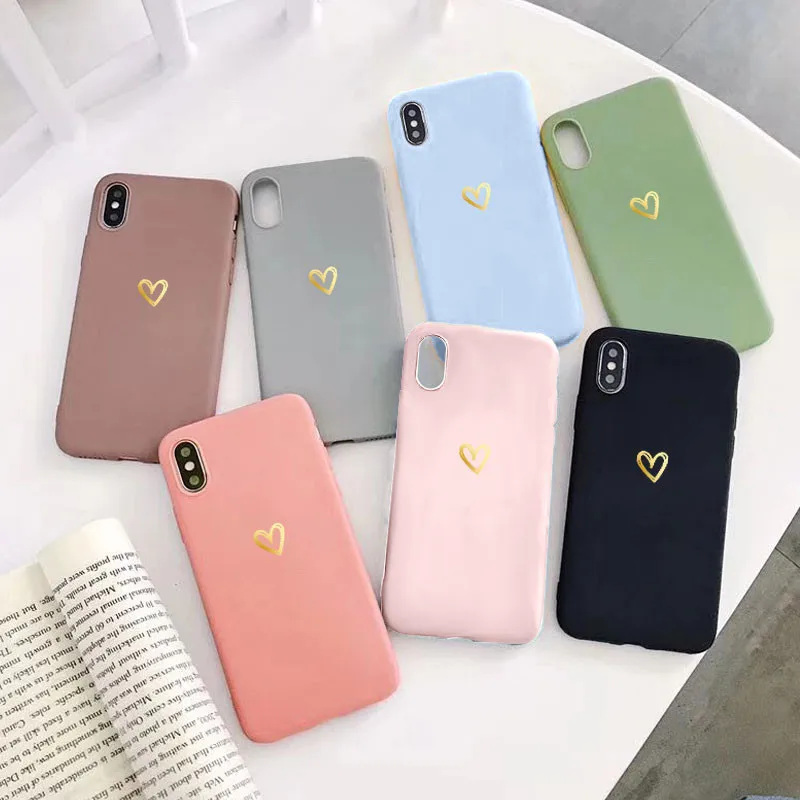 Чехол-накладка для Huawei P30 Lite Mate 10 20 P20 P40 Pro P Smart 2021 Y7a Honor 8A 8X 9X 10i 20i ТПУ с сердечками |