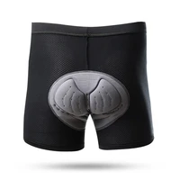 black color cycling shorts men bicycle cycling comfortable underwear silicone sponge padded bike cycling underpants mtb shorts