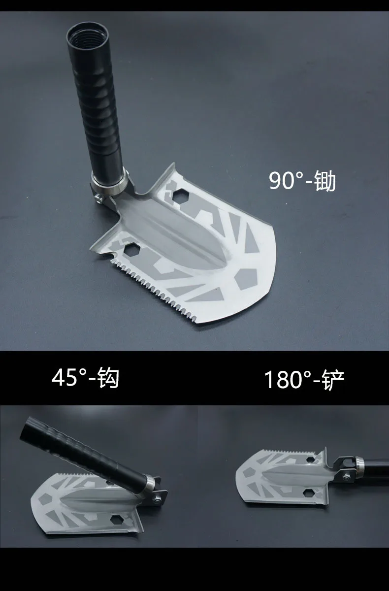 

Mini Tactical Folding Shovel Military Ordnance Shovel Outdoor Camping Supplies Life-saving Tool Combination