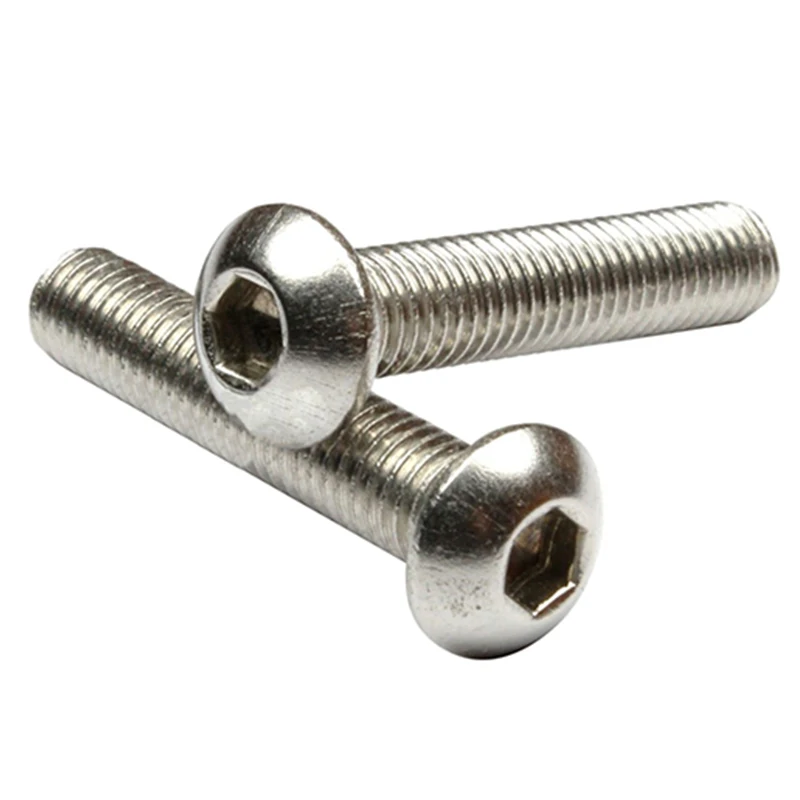 Stainless Steel Button Head Screw Hex Socket Bolts Type:M6 / 6mm Bolt size:M6 x 25mm Your pack quantity:10 | Обустройство дома