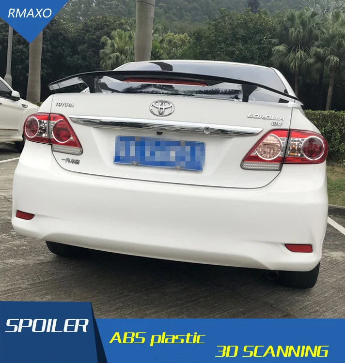 Спойлер для Corolla 2006-2013 спойлер Toyota TF высококачественный из АБС-пластика заднего