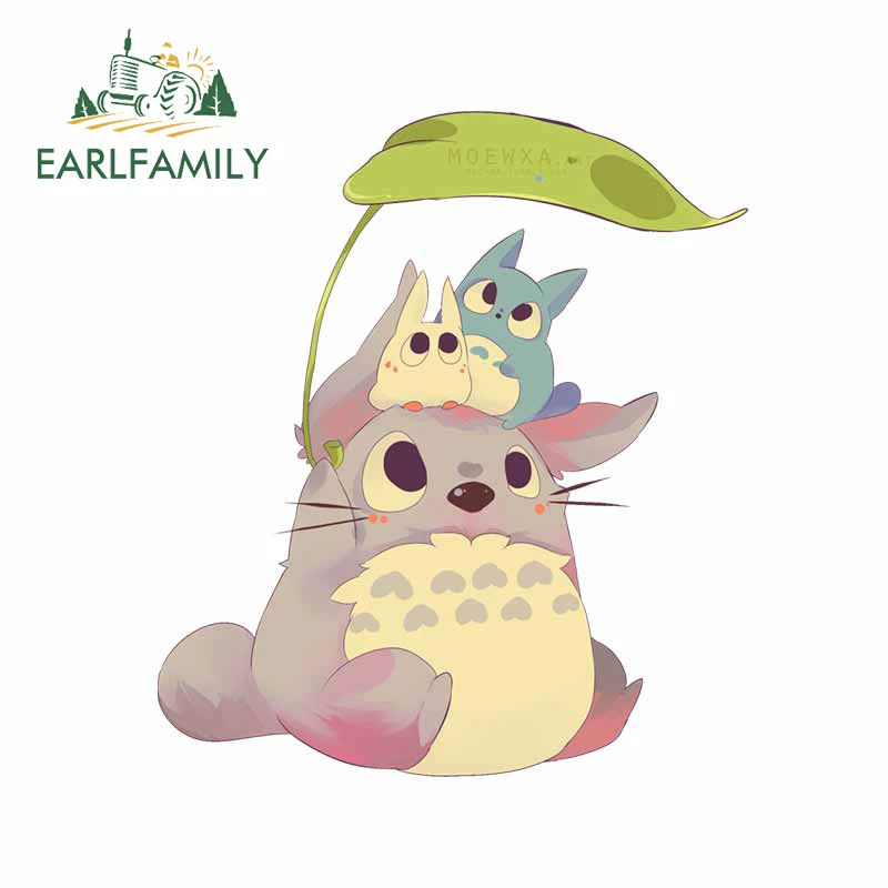 

EARLFAMILY 13 см x 11,5 см для Totoro граффити Автомобильная наклейка Ремонт Наклейка ветровое стекло модные наклейки виниловый материал окклюзия цара...