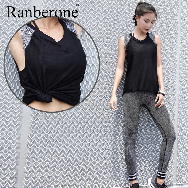 Newly Fashion Sexy Women Yoga Vest T-shirt Sleeveless Fitness Yoga Shirts Quick Dry Athletic Running Sports Vest Workout T Shirt