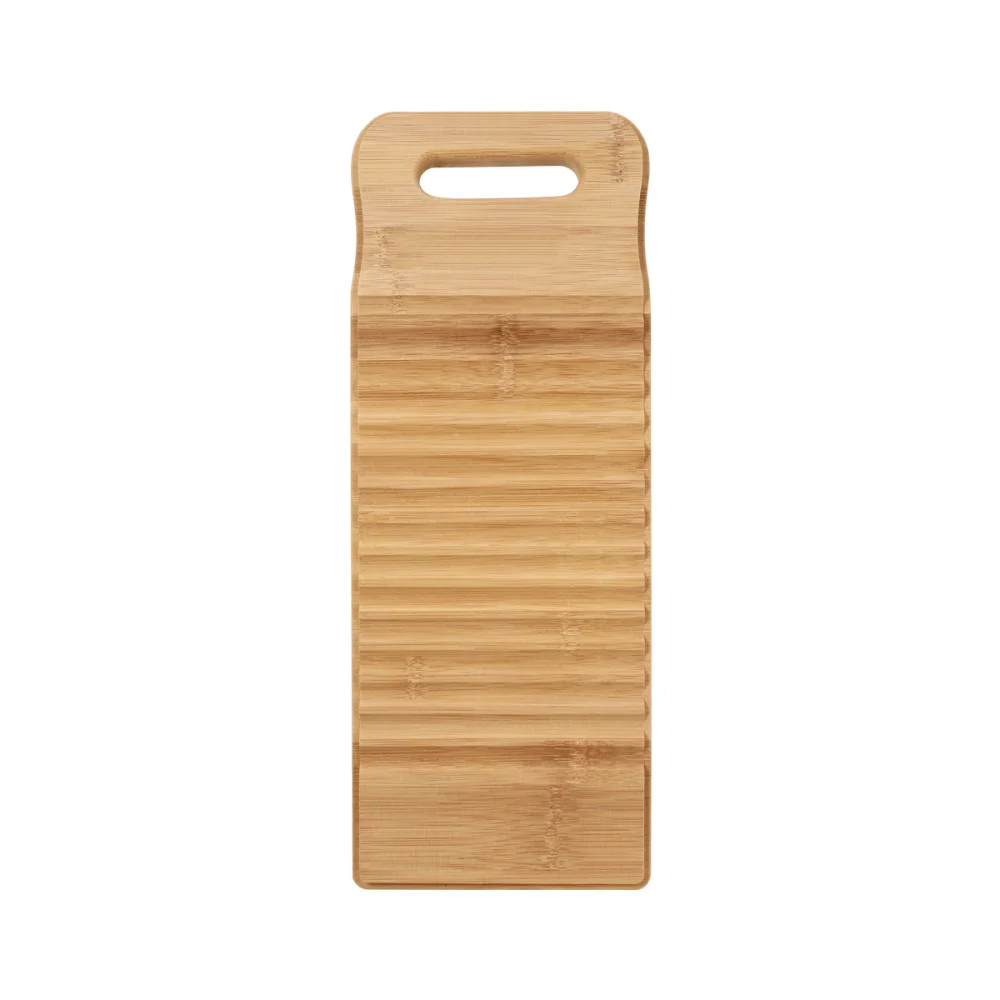 

1 Pc Creative Bamboo Wood Non-slip Washing Board for Laundromat