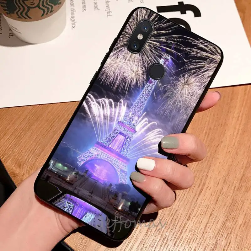 

Romantic Paris Eiffel Tower Phone Case For Xiaomi Redmi 7 8 9t a3Pro 9se k20 mi8 max3 lite 9 note 9s 10 pro