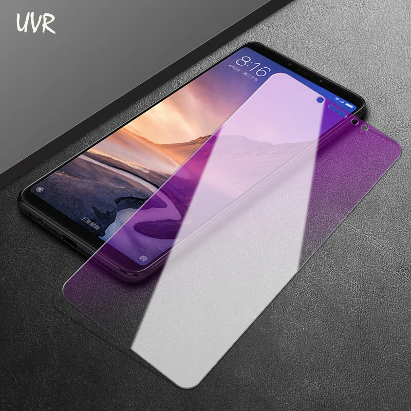Закаленное стекло для Xiaomi Mi Max 3 Фиолетовое Стекло защиты экрана Max3 A3 Mix Note PocoPhone F1