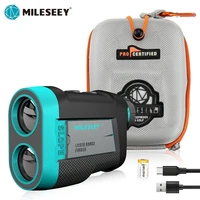mileseey pf260 golf distance meter 600m laser rangefinder with slopevibrationmagneticrechargeable suitable for golf hunting