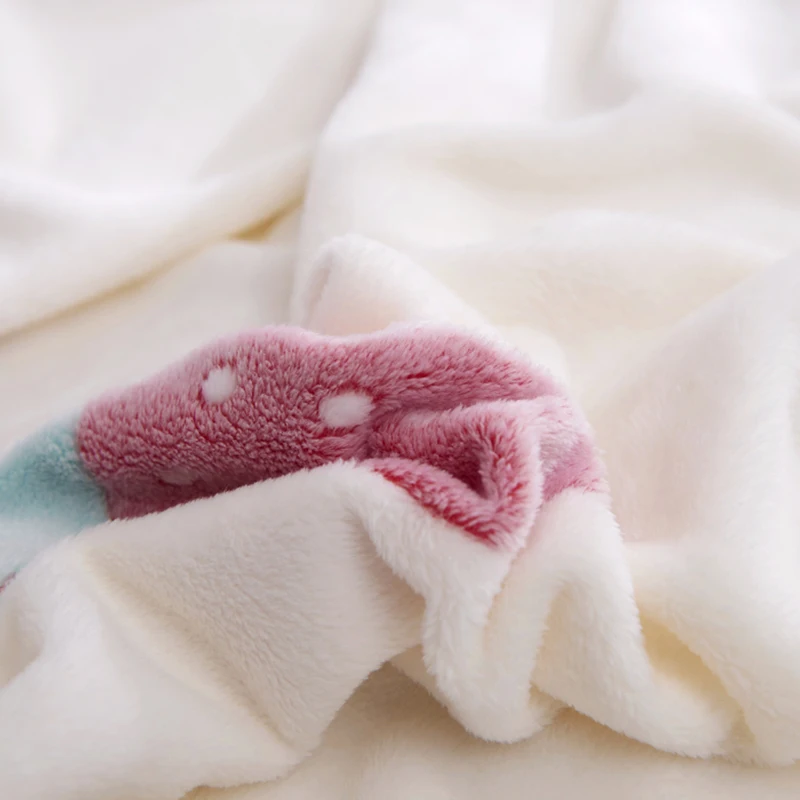 

Flannel Thicken Blankets Warm Soft Cozy Printed Throw Winter Blankets Modern Edredones Acolchados Invierno Home Textile BC50MT