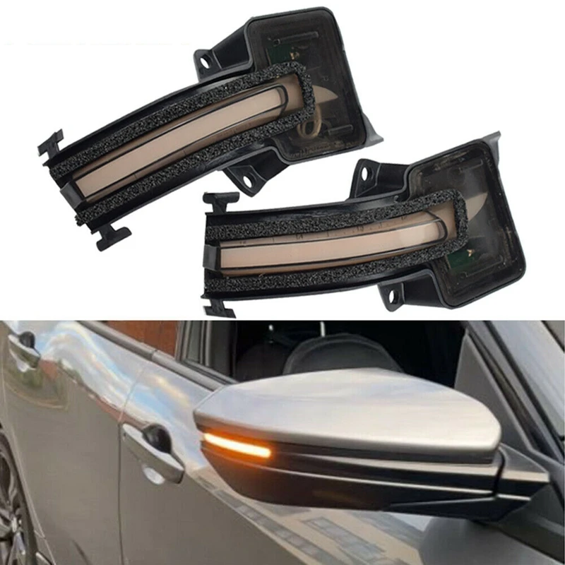 

Car Side Mirror Indicator LED Dynamic Turn Signal Light Sequential Lamp for Honda Civic MK X MK10 10Th FC FK 2016-2020