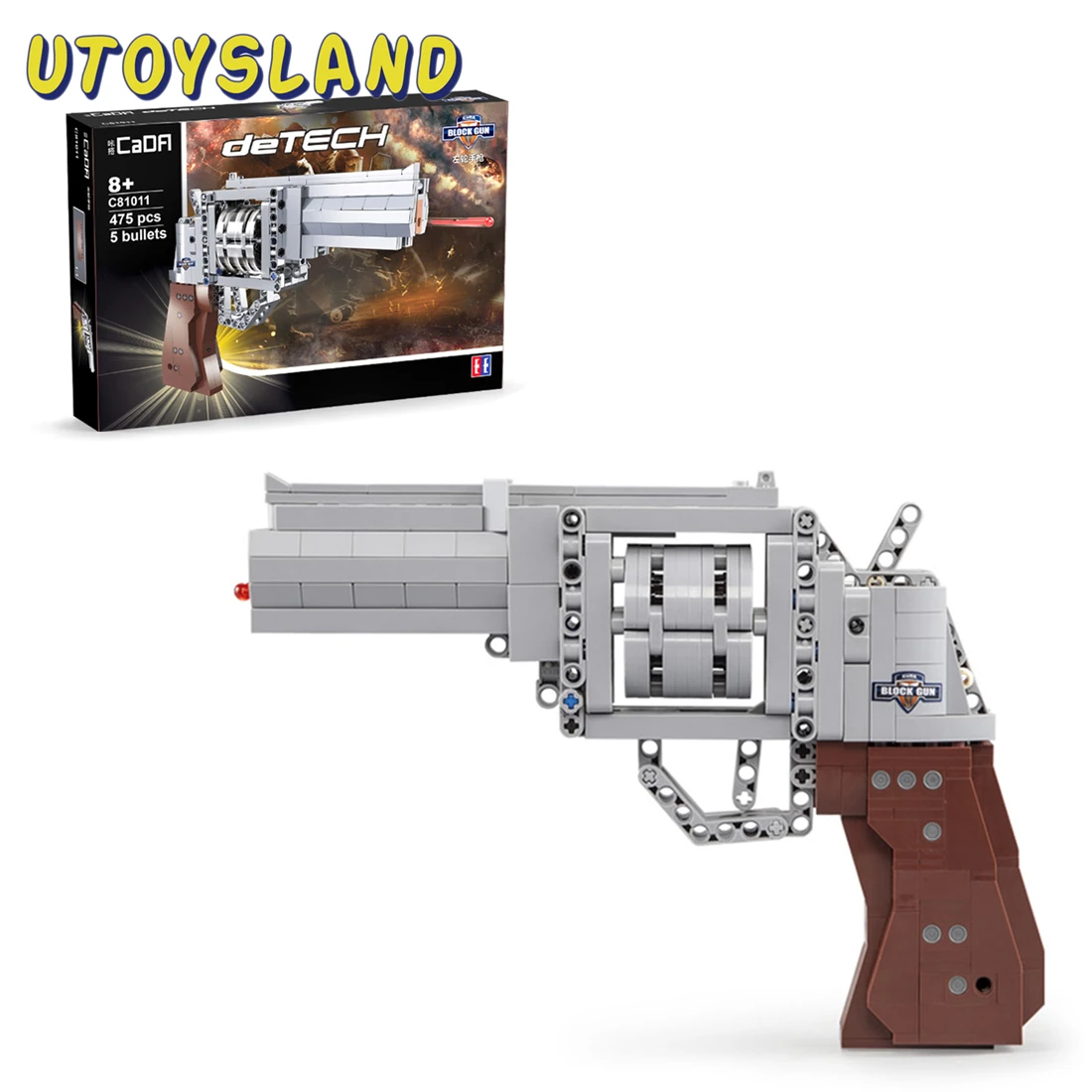 

475 + шт., 1:1, моделирование механического оружия, игрушечный револьвер, модель, стреляющий бластер, игрушка для детей, развивающие игрушки