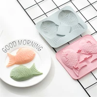 cartoon fish silicone mold fondant cake decorating tools chocolate molds baking diy candy mould eco friendly kitchen accessories