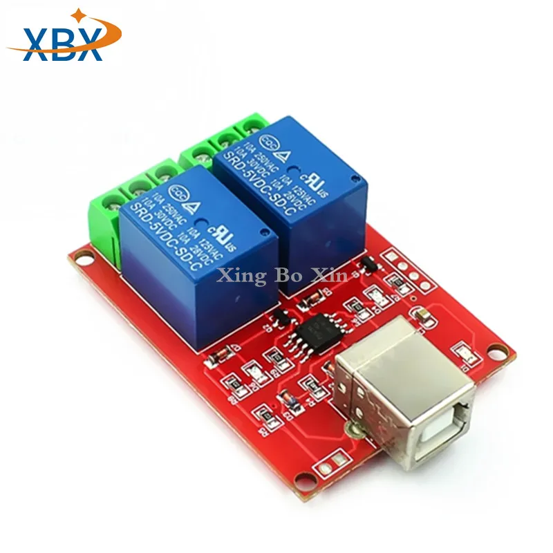 2/4/8 канальный релейный модуль компьютера USB переключатель управления ПК