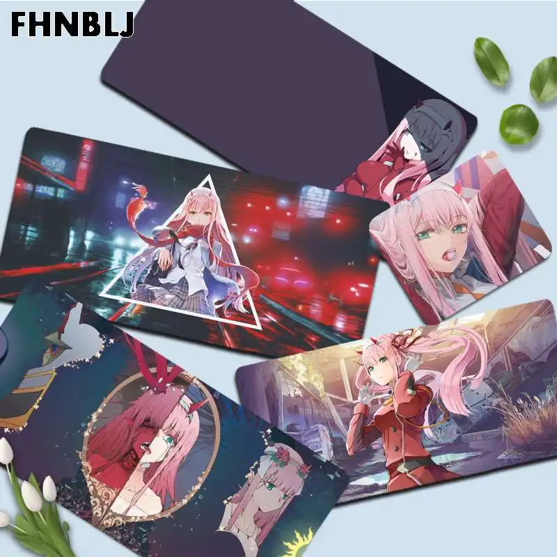 

FHNBLJ Darling in the Franxx Zero Two розничная продажа, маленький резиновый коврик для мыши, размер для большой кромки, блокировка скорости, версия, игровой...