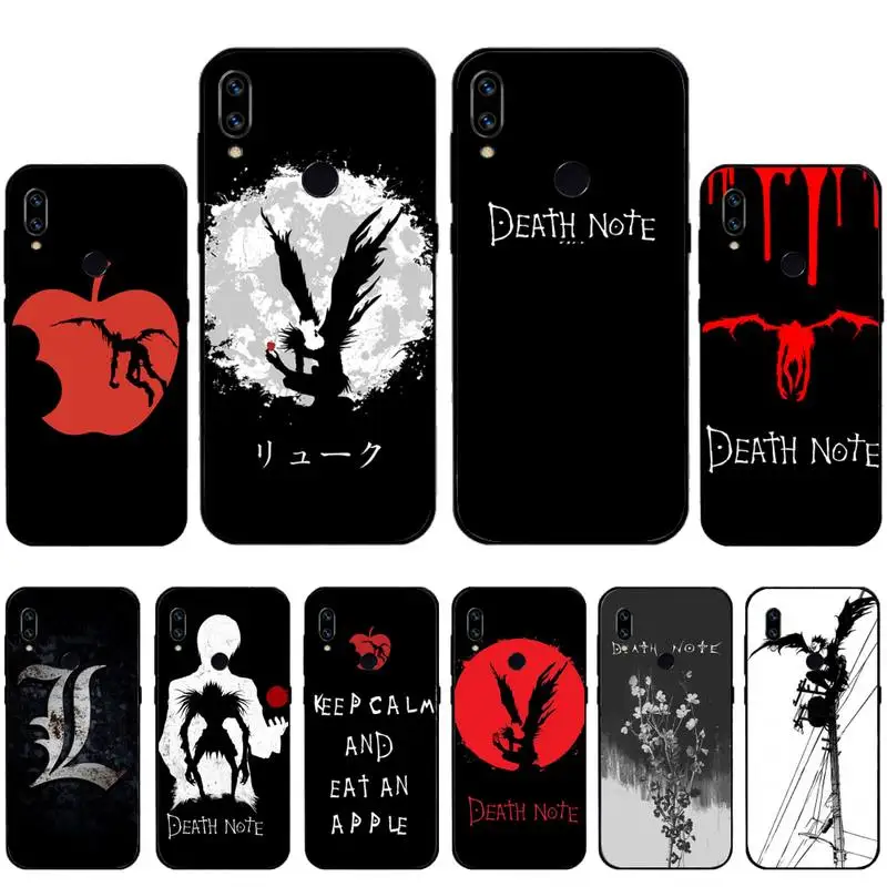

Anime Manga Death Note Ryuk Phone Case For Xiaomi Redmi 7 9t 9se k20 mi8 max3 lite 9 note 8 9s 10 pro