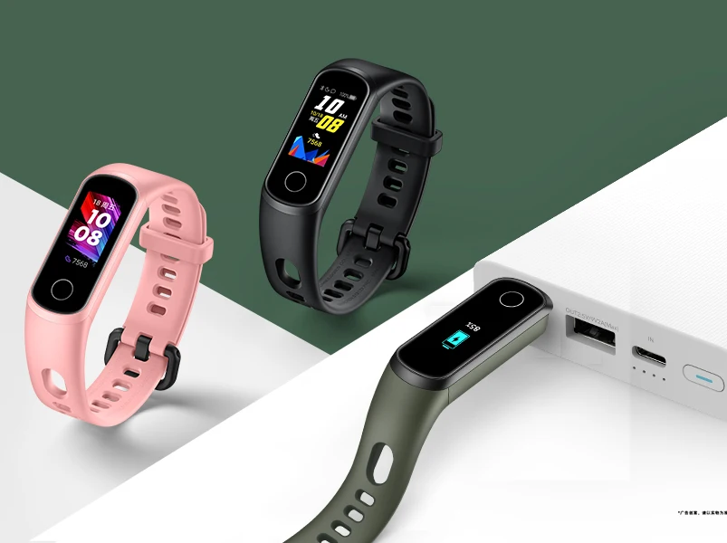 Смарт-браслет Honor Band 5i с USB-зарядкой и датчиком уровня кислорода в крови |