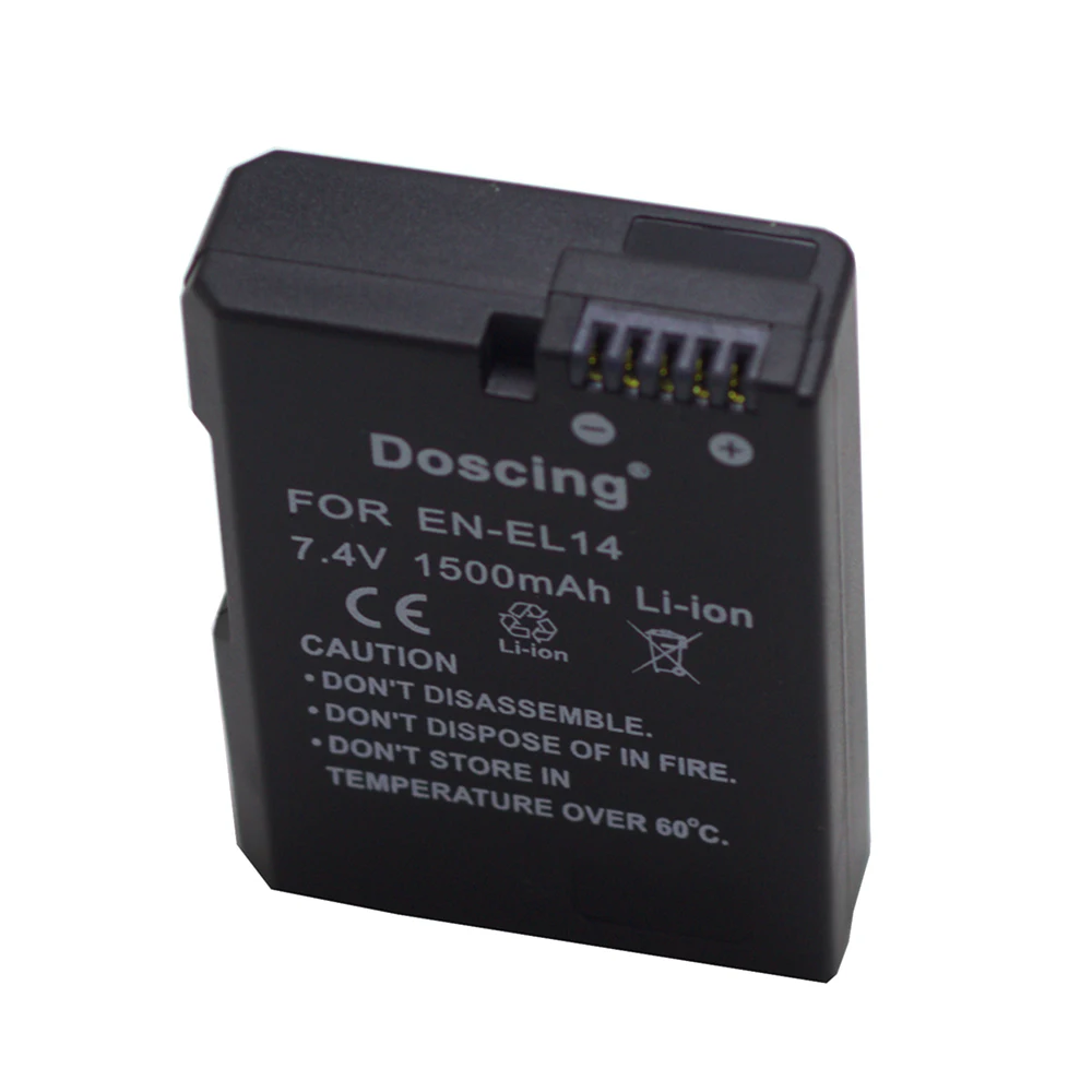 Сменный аккумулятор ENEL14 для Nikon P7800 P7700 P7100 P7000 D5500 D5300 D5200 D3200 D3300 D5100 D3100 | Электроника