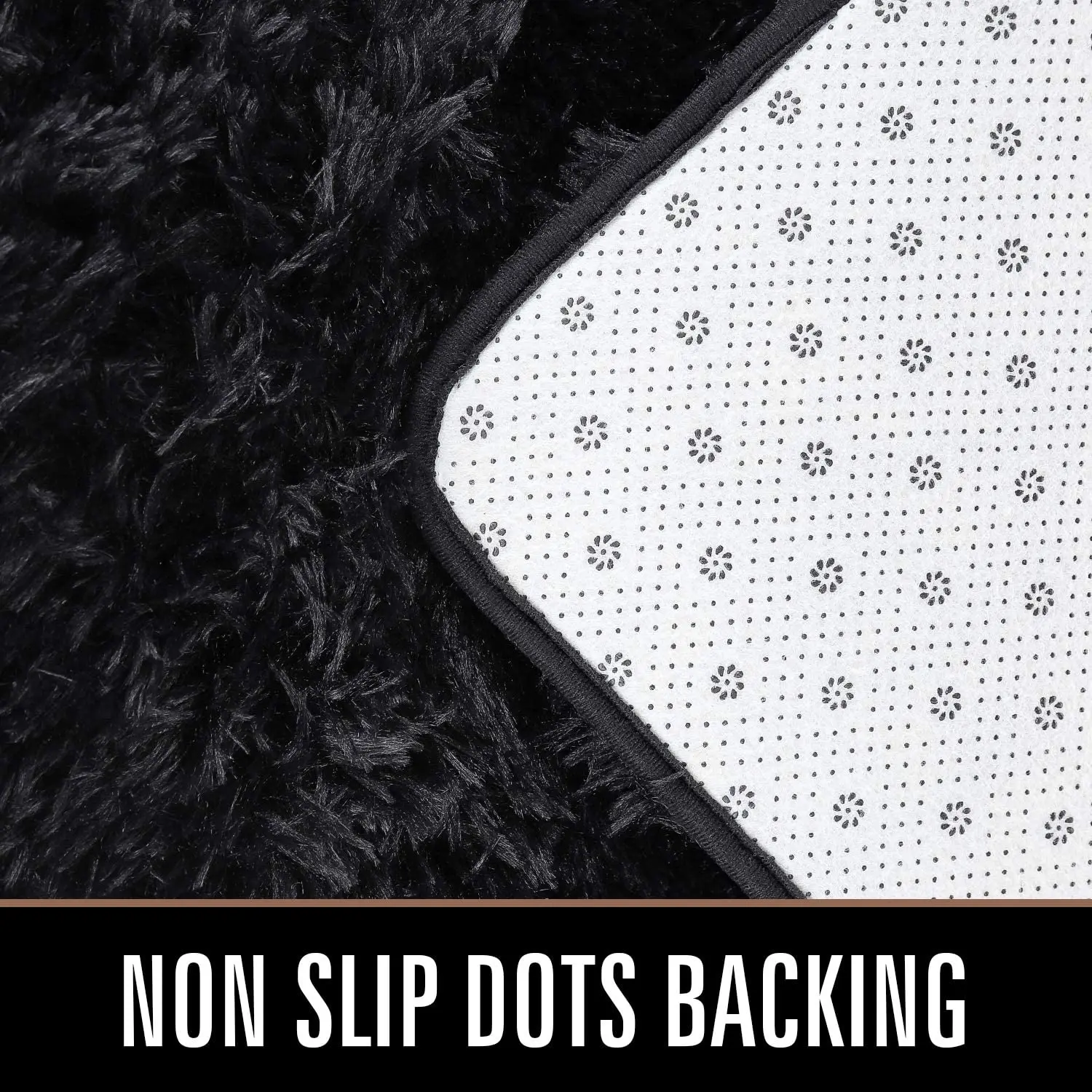 Мягкий черный пушистый ковры Гостиная ковер ворсистый меховой сплошной акцент